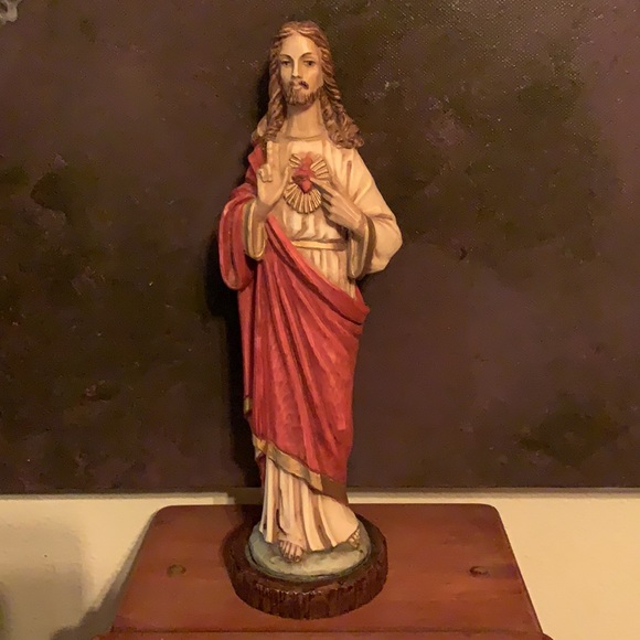 Savior Jesus Christ Hand Painted Resin Statue